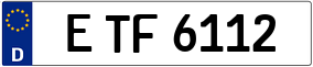 Truck License Plate
